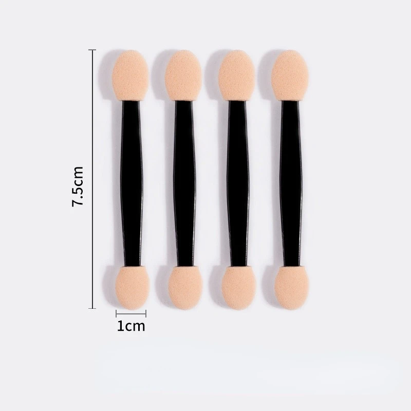 使い捨てのアイシャドウスティック,200個,スポンジ,アイシャドウ,ポータブル染め,メイクアップ用