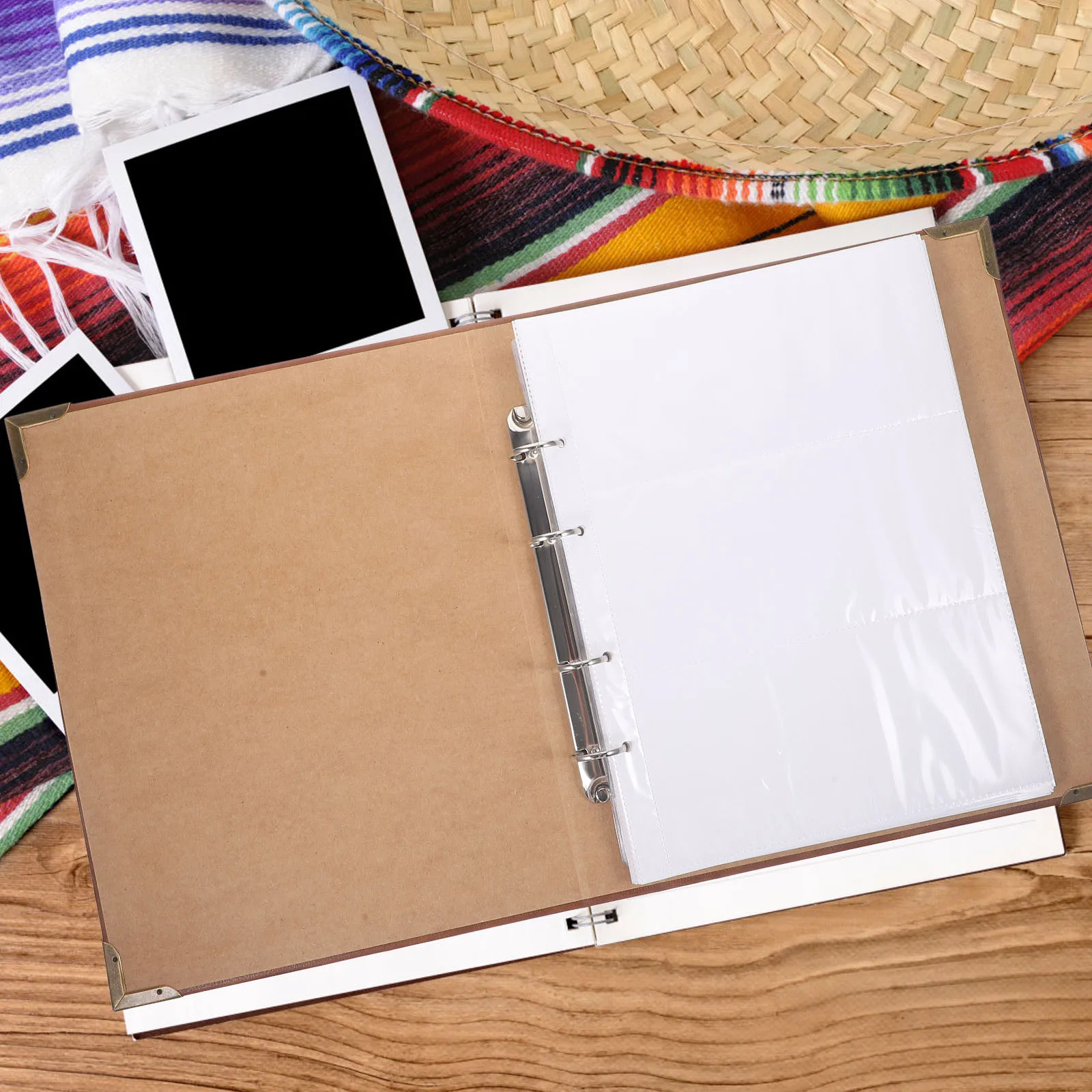 

Book Black Binder Coin Holder Album for Coins Bills Cards Collecting Supplies Album Book Holder for Bills