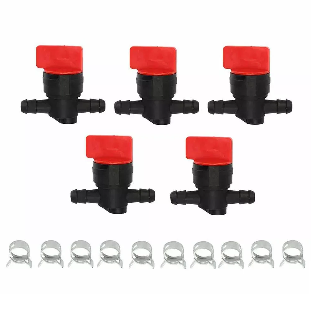 15pcs Line Inline Petrol Fuel On Off Tap Replacement Kits Fuel Tap 7mm Fuel Petcocks Taps For Motorcycle ATV Lawn Mower view 2