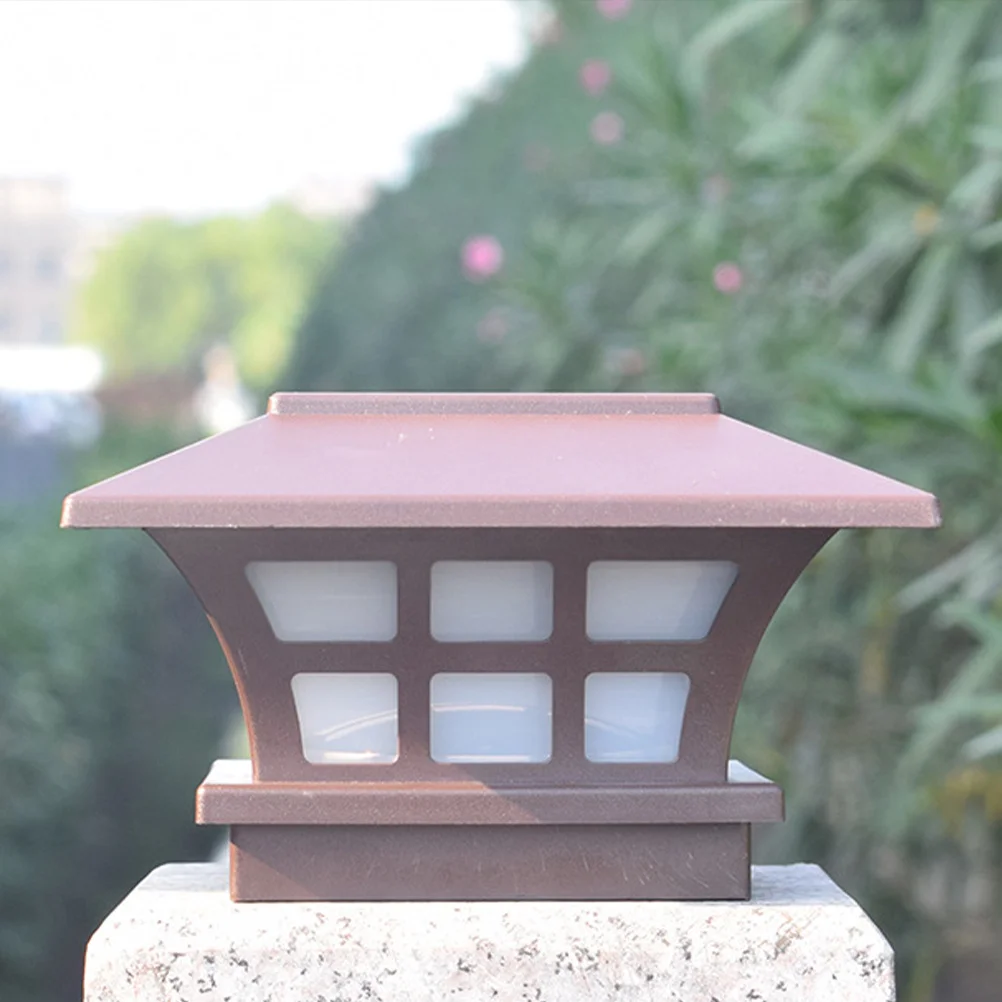 

Waterproof Fence Light Solar Powered Led Post Lamp For Outdoor Garden Patio Decor Pillar Lights Landscape Lighting