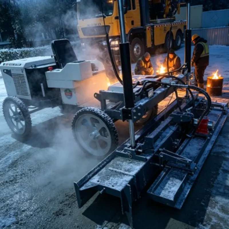 Durable Self Propelled Laser Leveling Machine with High Endurance Battery for Remote Concrete Work
