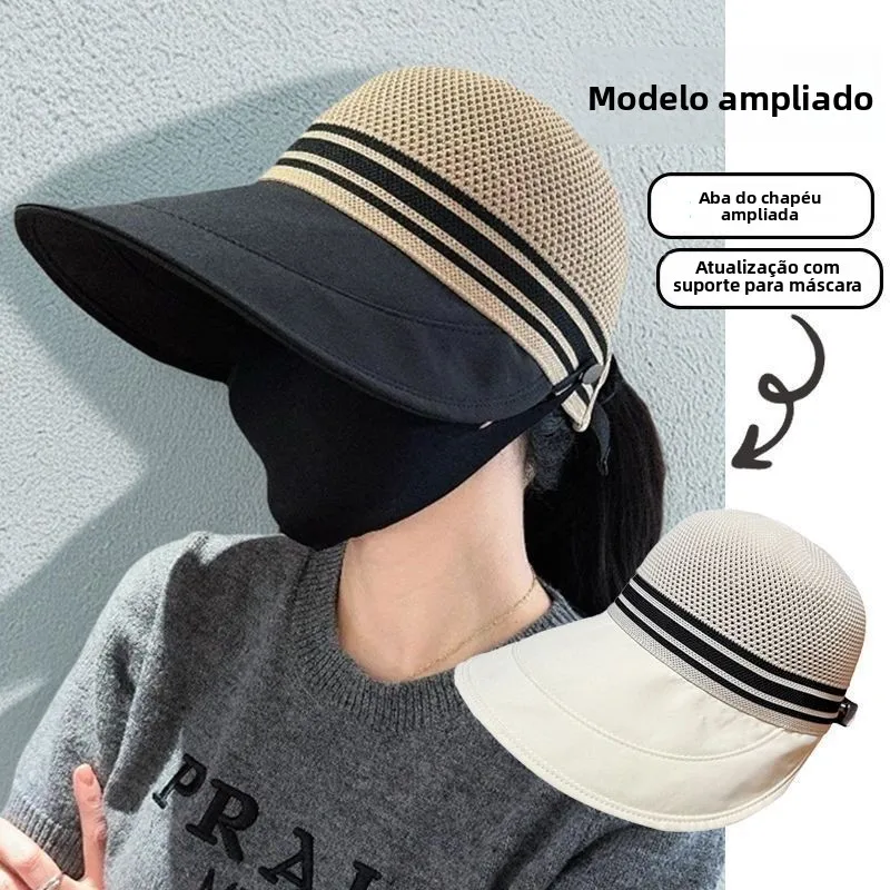 novo-bone-de-pesca-vazado-e-respiravel-2026-com-protecao-uv-para-o-verao-chapeu-aberto-com-aba-curva