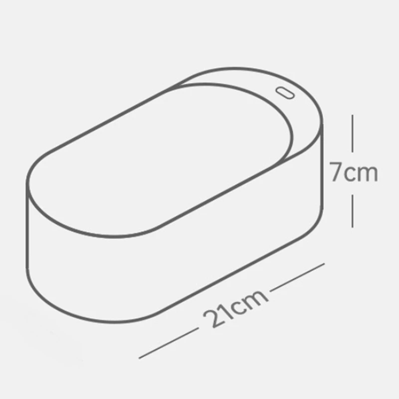 Маленький ультразвуковой очиститель очков, ультразвуковой очиститель ювелирных изделий, высокочастотная ультразвуковая чистящая ванна, вилка европейского стандарта B, прочный