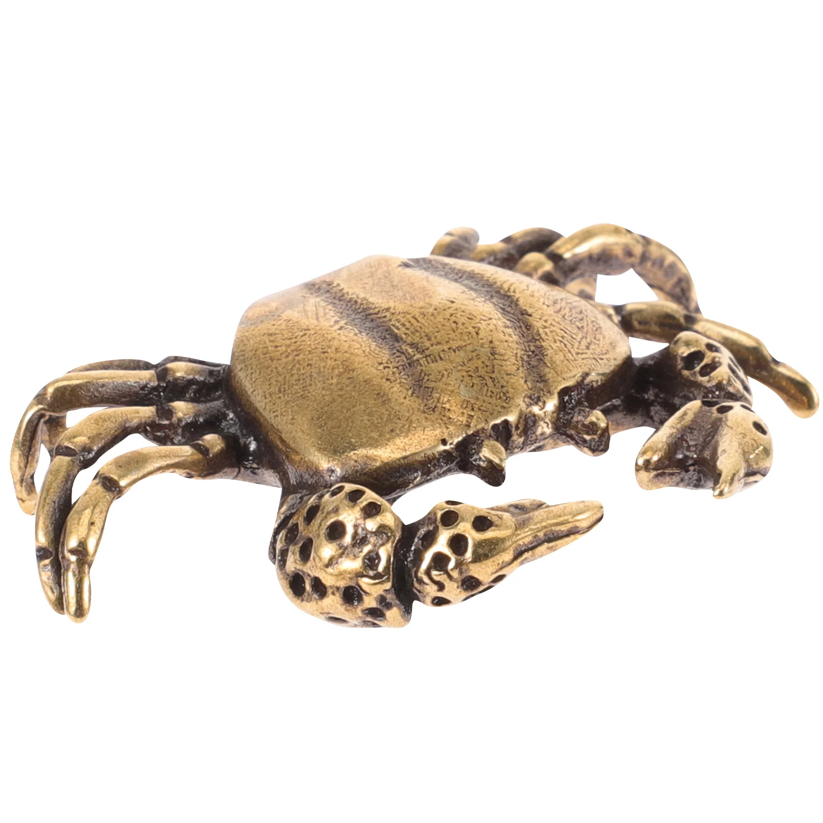 

Brass Crab-Shape Statues Vintage Home Decoration Fine Workmanship Practical Office Living Room Bookshelf Wine Cabinet