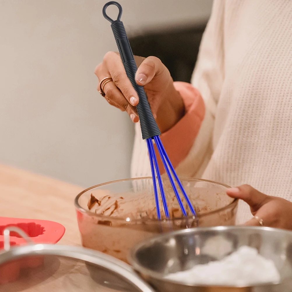 

6 PCS Whisk Hand Small Salon Mixer Balloon Stirrer Dye Hairdresser Whip Blender