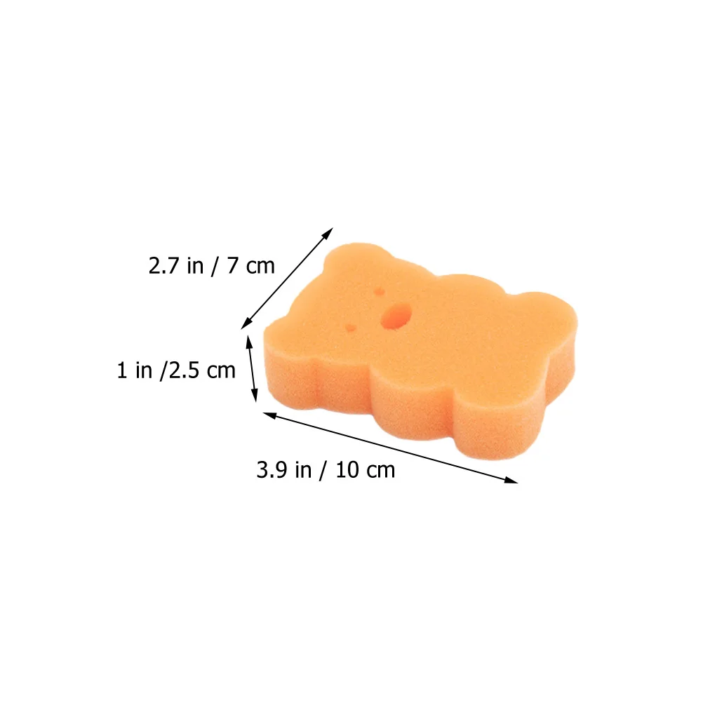 6 stuks badspons voor kinderen body scrubber draagbare douchegereedschap exfoliërende spons voor babybadaccessoires comfortabele baby