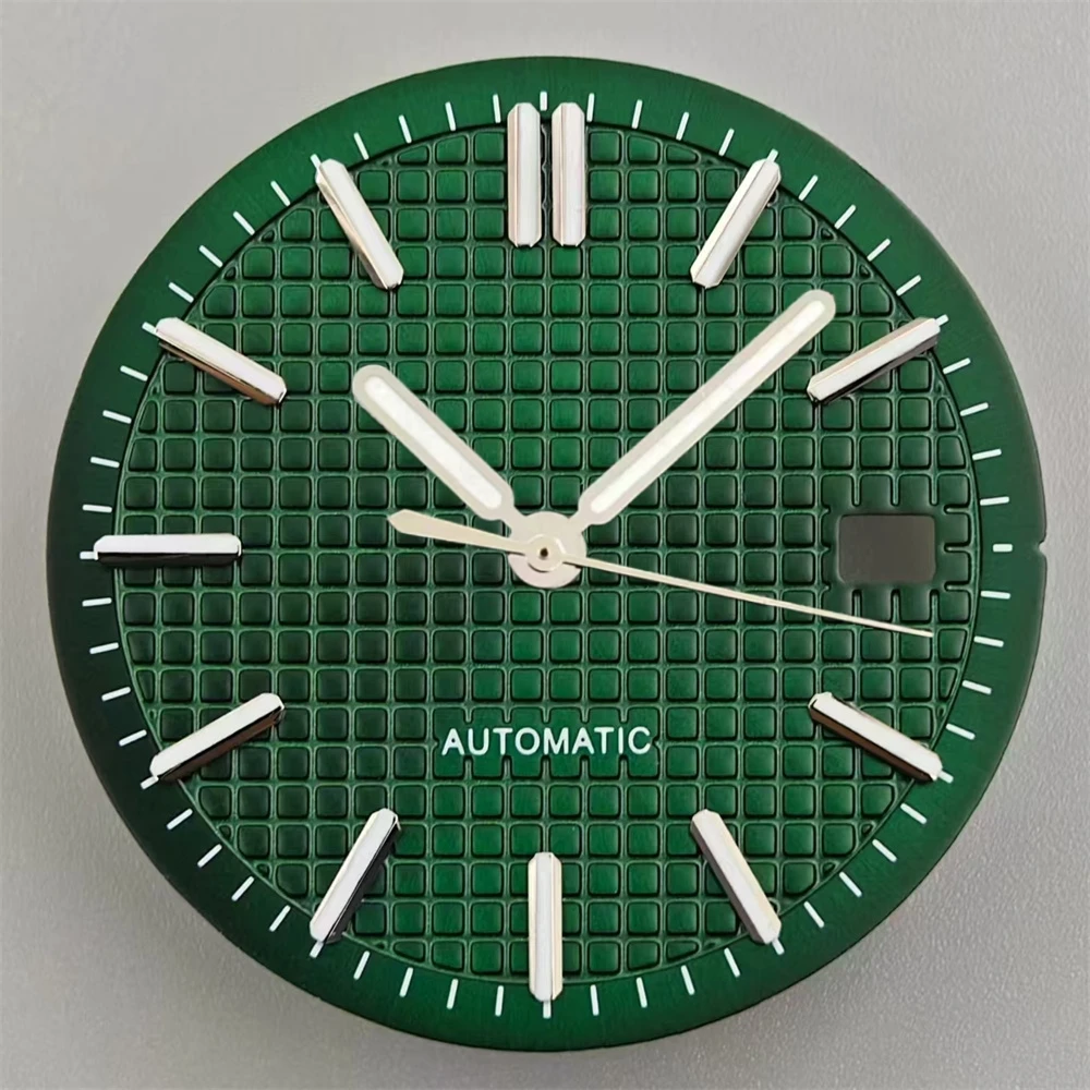 BLIGER-Relógio Luminous Dial with Hands Set, Movimento, Preto, Branco, Azul, Cinzento, Verde, NH35, NH36, ETA2824, PT5000, 31mm