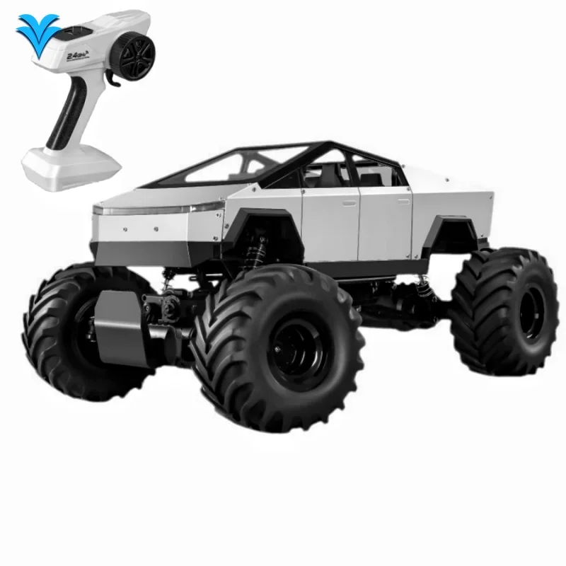 

2024 RC 1:8 Remote Control Car Model Four-wheel Drive High-speed Off-road Car T Cyberpickup Alloy Boy Bigfoot Racing RC Toys