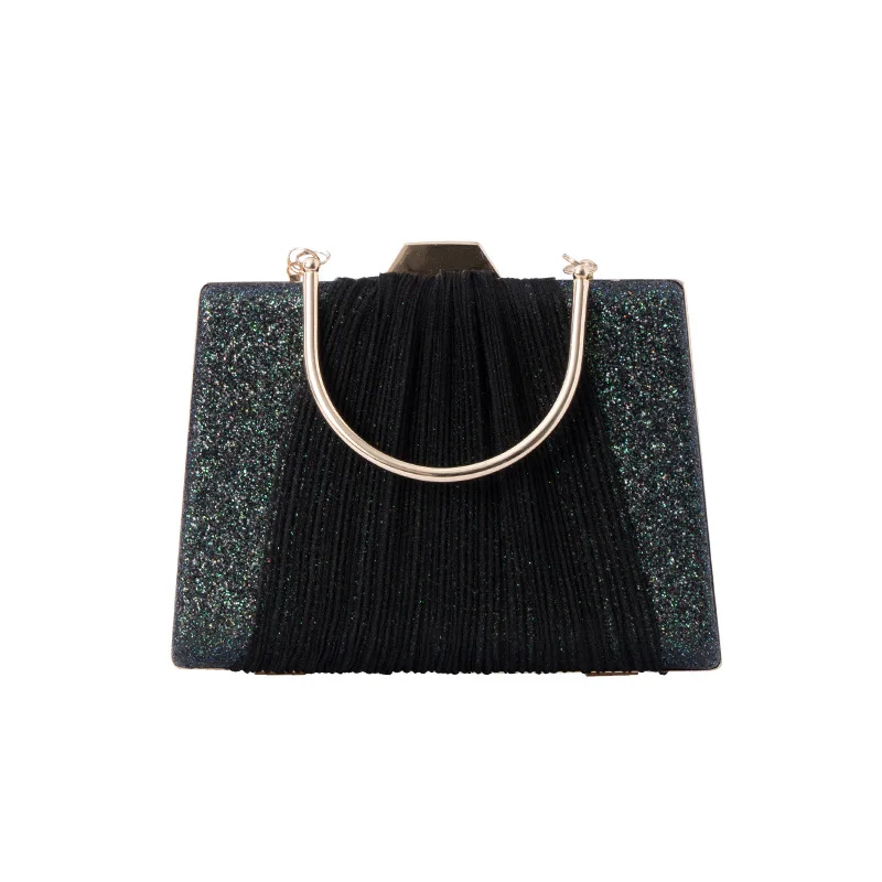 

Lace evening bags, high - end purple evening bags, shiny and fashionable women's bags, sequined evening bags