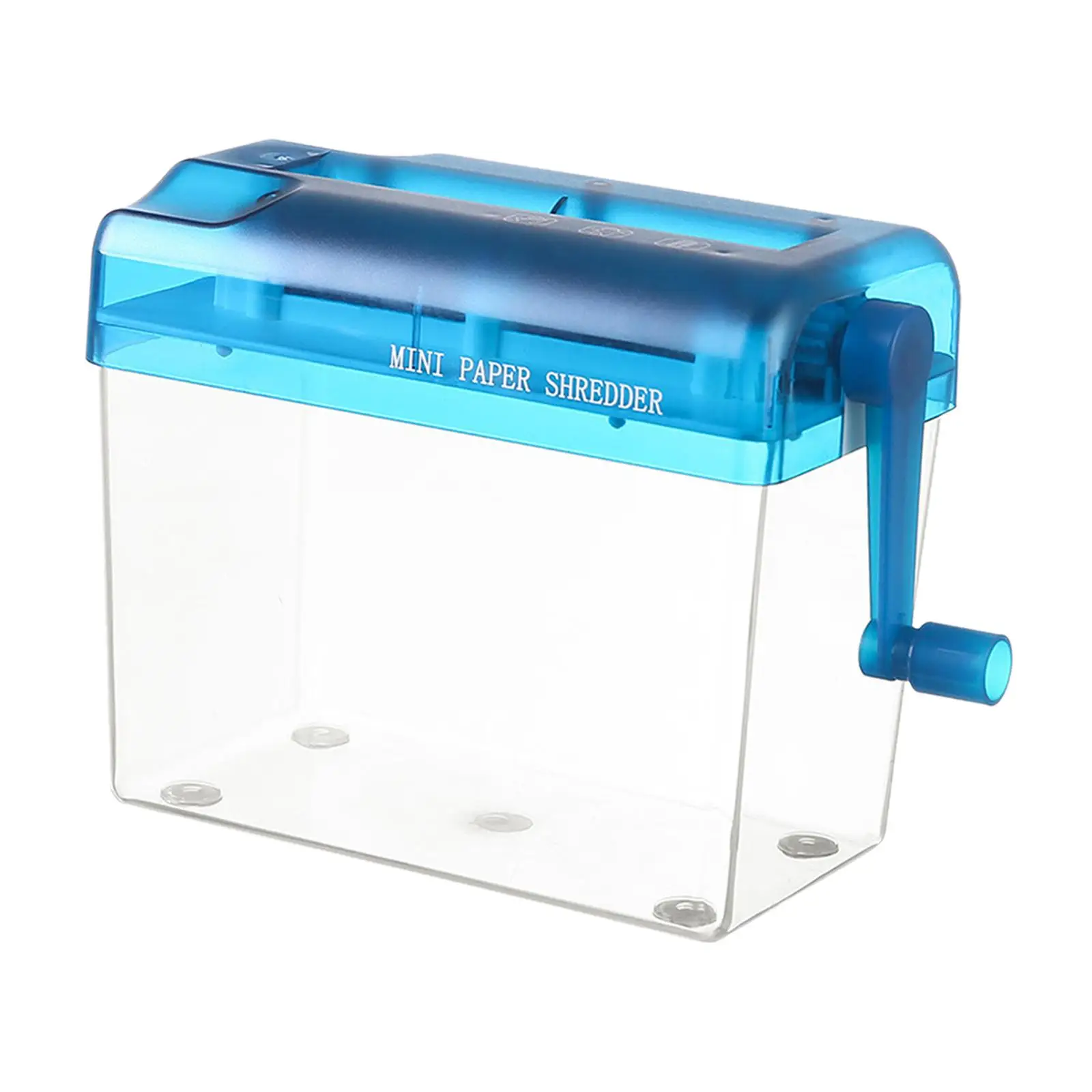 Mini Hand Crank Paper Shredder for A4 Documents And Receipts