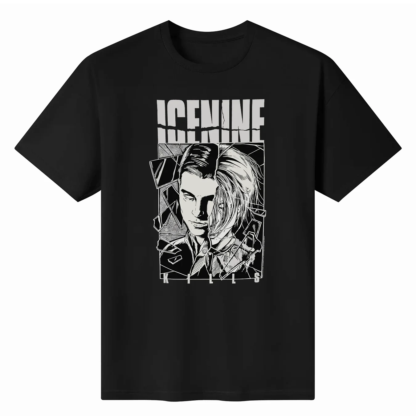 

Men's Ice Nine Kills Shower Scene Split Face Slim Fit T Shirt Xx Large Black