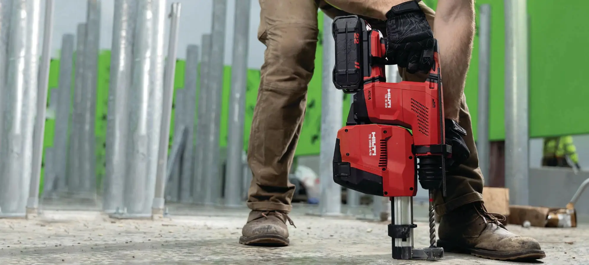 HILTI NURON Maguk 6-22 újratölthető Élesen hangsúlyoz 22V Becsapódás Élesen hangsúlyoz Felszúr, Alapanyag egyetlen