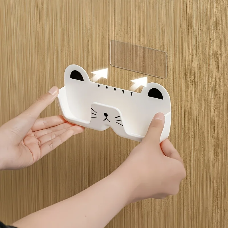 Wall-Mounted Glasses Storage Box Suitable for Bedside, Bathroom, Living Room, and Cabinets, No-Drill Installation for Storing and Displaying Prescription Glasses, Sunglasses, and Eyewear Storage Rack