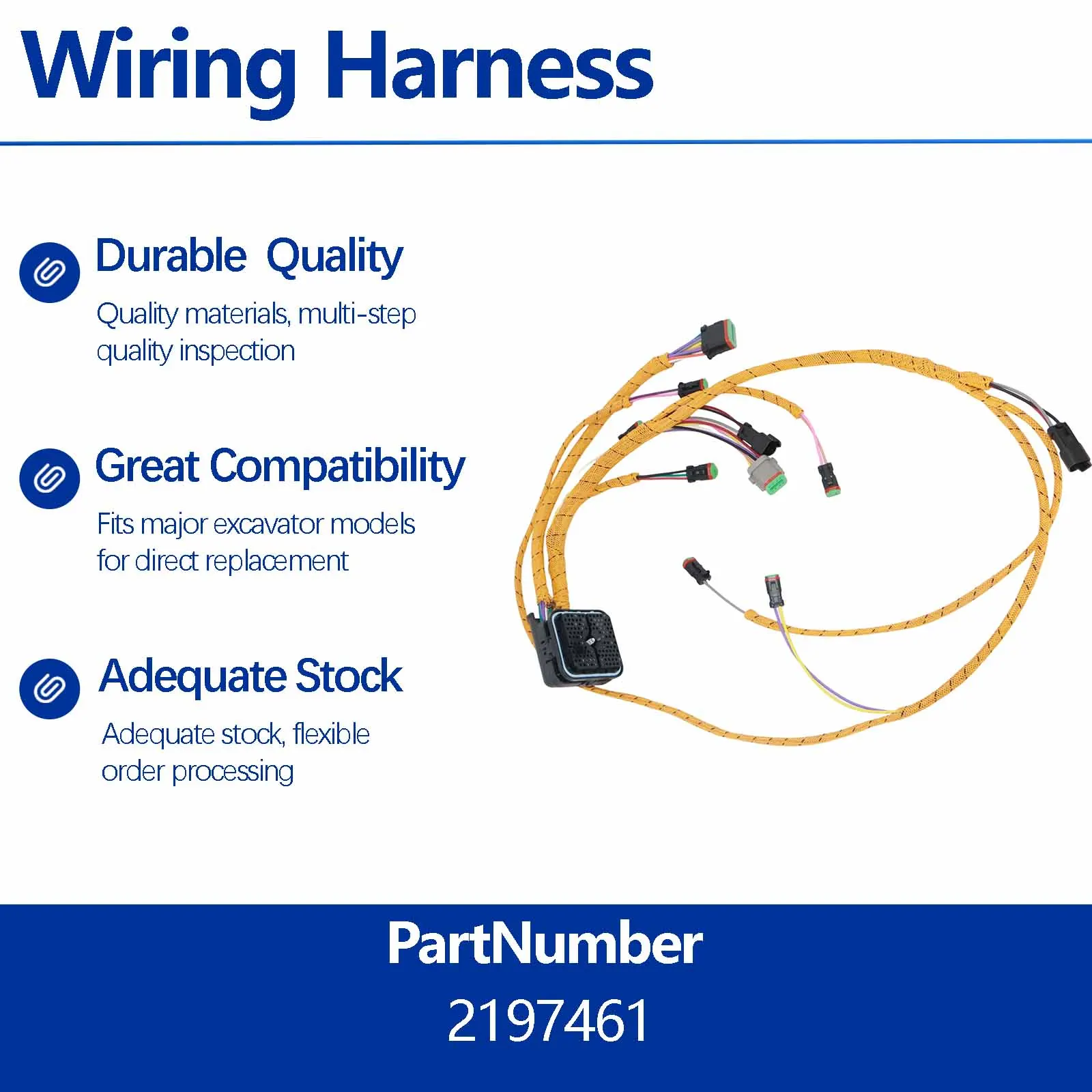 219-7461 2197461 Engine Wiring Harness For Caterpillar CAT R1700G Scraper