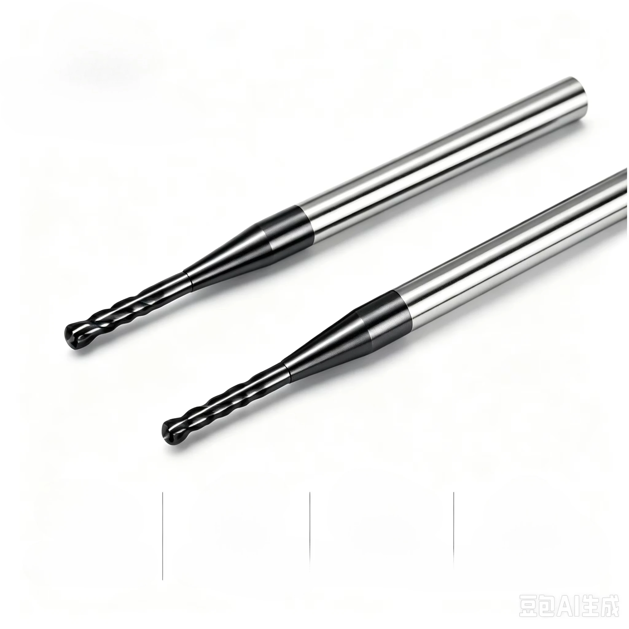 Graphite End Mill Solid Tungsten Steel CNC Milling Cutter Overall Length 200mm Ultra Long Shank Graphite Milling End Mill
