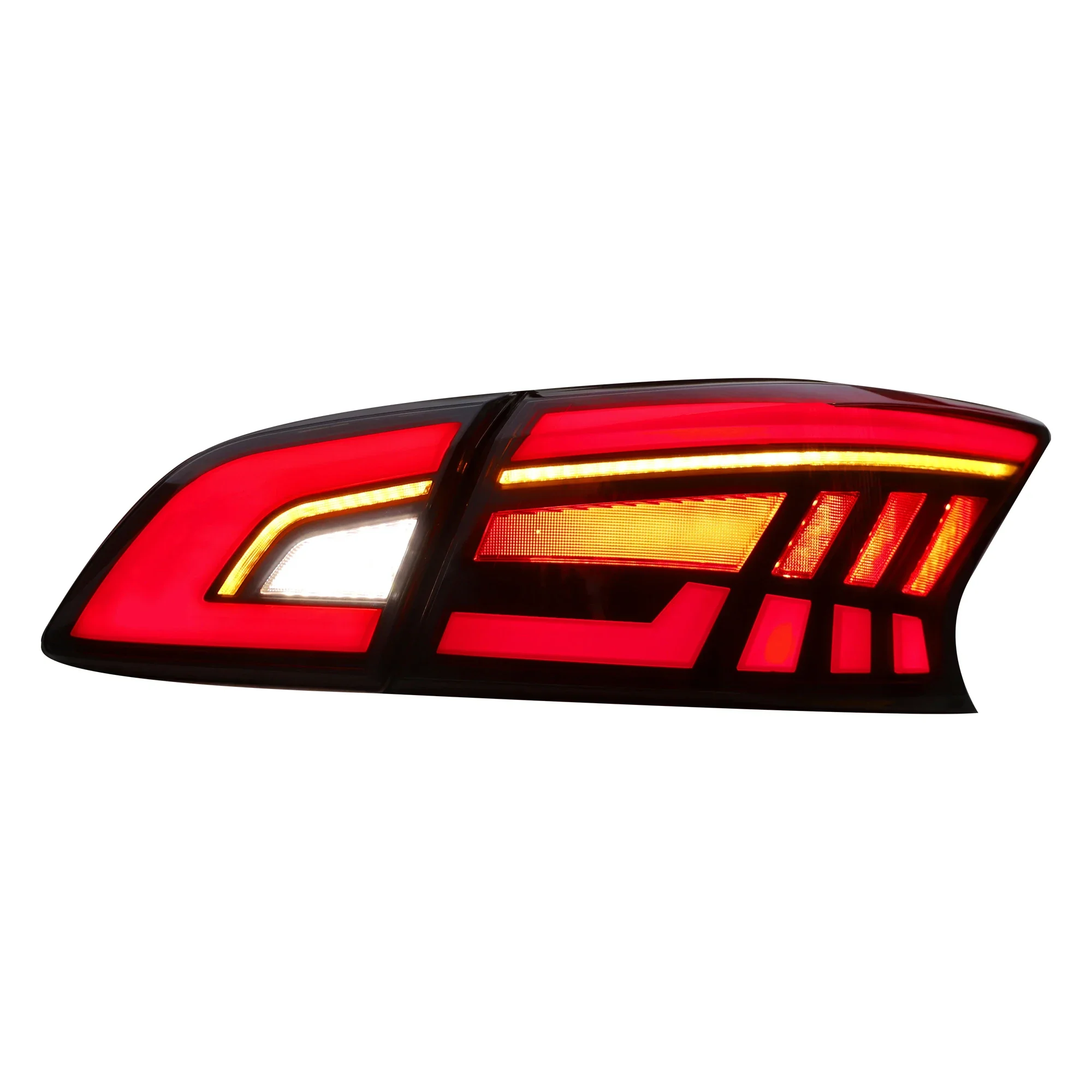 LED Tail Lights Lamp for Nissan Sylphy Sentra 2012-2022 ABS Material Red Smoke Lens Color 12v/24v Running Light New Condition