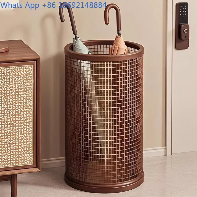 Umbrella Stand Floor Type Water Drainage Holder for Entryway Lobby Storage Bucket