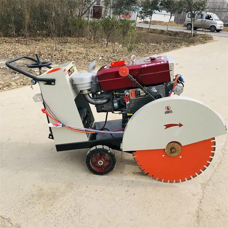 2024 Road Cutter Concrete Cutting  Machine Tools Gasoline or Diesel Engine Cut Saw Portable