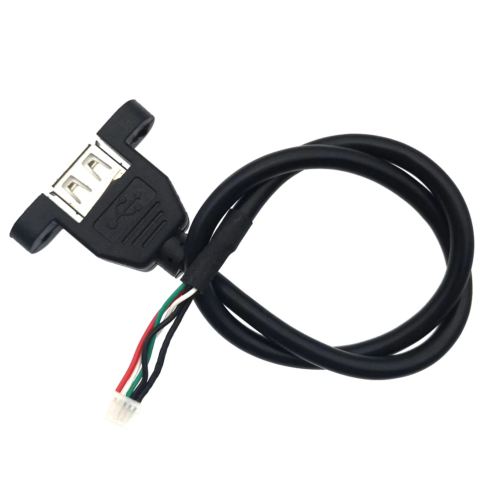 4Pin 5Pin Dupont Cableadapter PH2.0 MX1.25 SH1.0 XH2.54 Terminal to USB Jack With With ear holes Adapter Cable USB2.0 Female