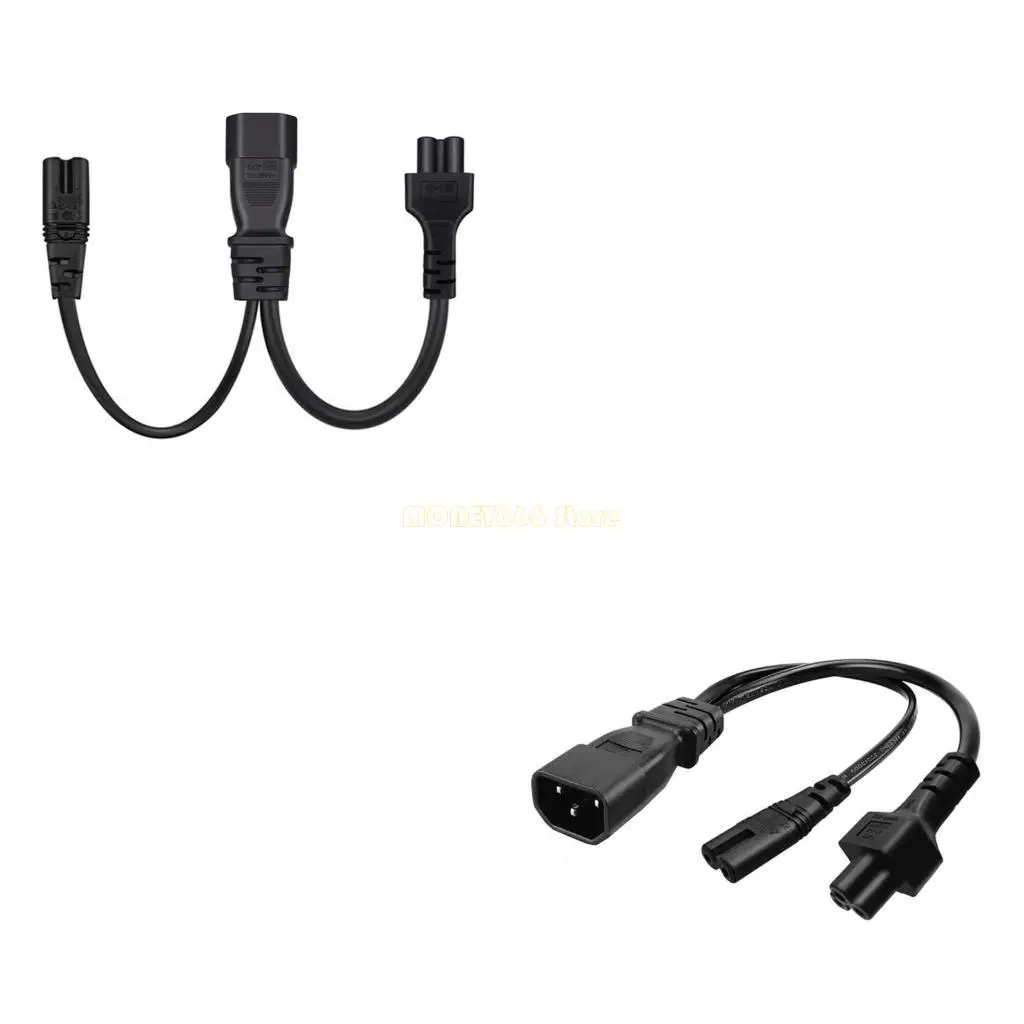 F62C 3 Terminales IEC320-C14 a C5+CABLE CABLE CABLE Cable cable conector masculino a