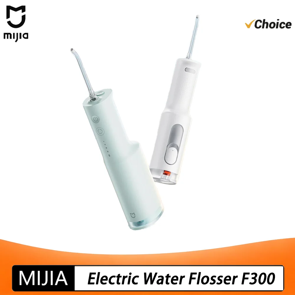 NEW MIJIA Portable Oral Irrigator F300 Dental Water Jet Water Flosser Teeth Whitening Bucal Tooth Cleaner Waterpulse