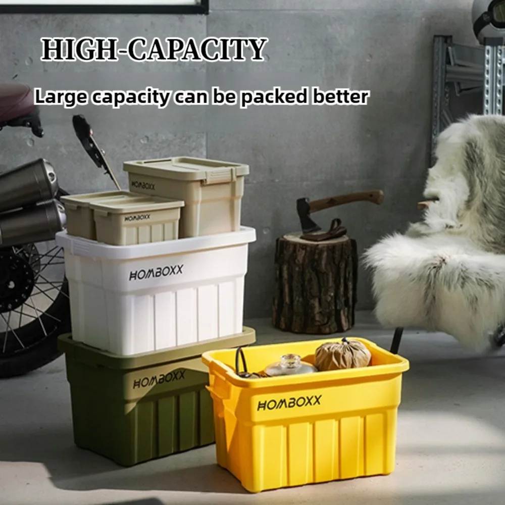 1pc miscellaneous storage box, stacked storage, load-bearing and pressure resistant, thickened material, space saving