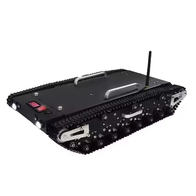 Big load Tank car Chassis RC Tracked Car large size shock absorption car chase with suspension system metal track