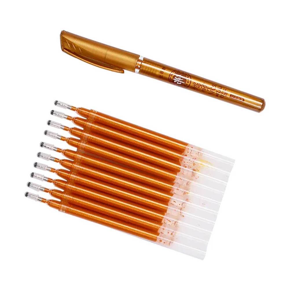 

1Set Copying Pen Refills Neutral Ink Smooth Replacement Long Lasting Portable Gel Pen Refills for Professionals Students