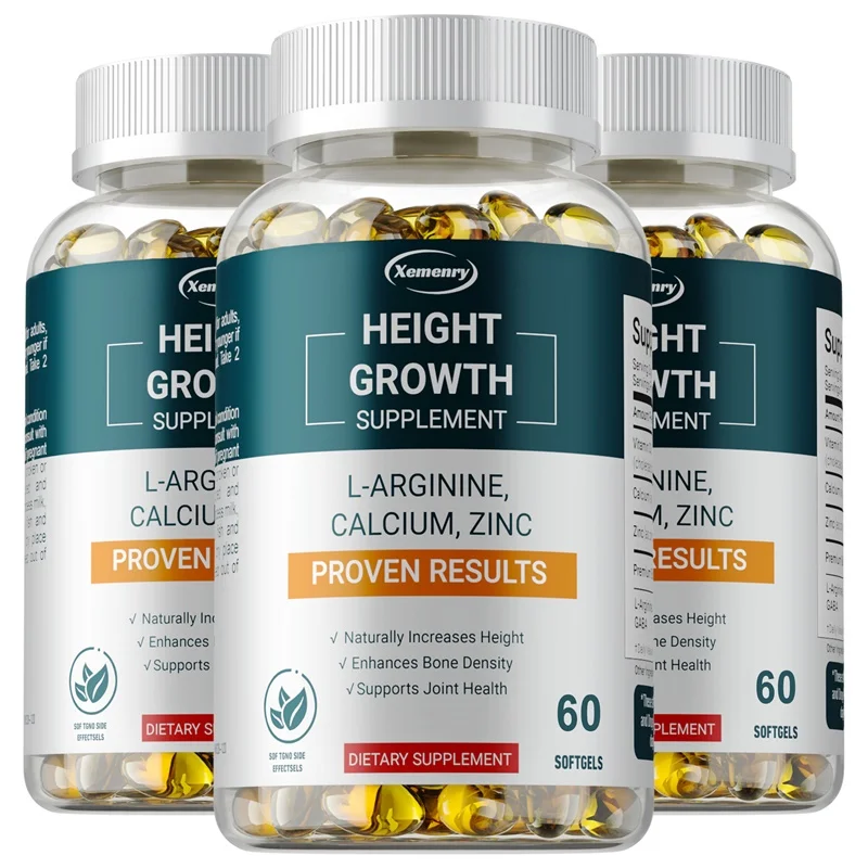 Height Growth Supplements - Bone Strengthening and Growth Promotion for Children, Teens and Adults