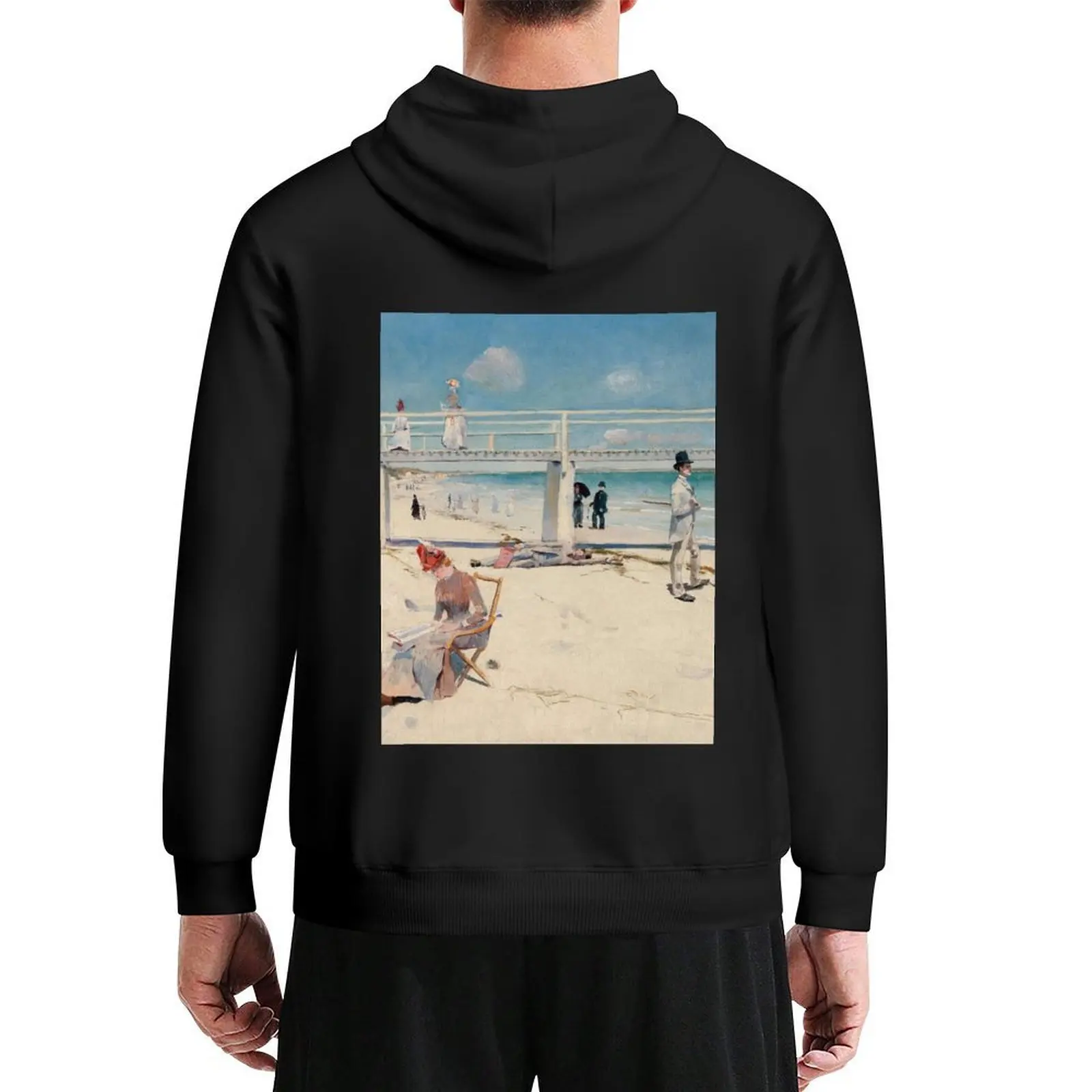 

Charles Conder - A Holiday At Mentone 1888 Hoodie anime clothes men clothes autumn hoodie