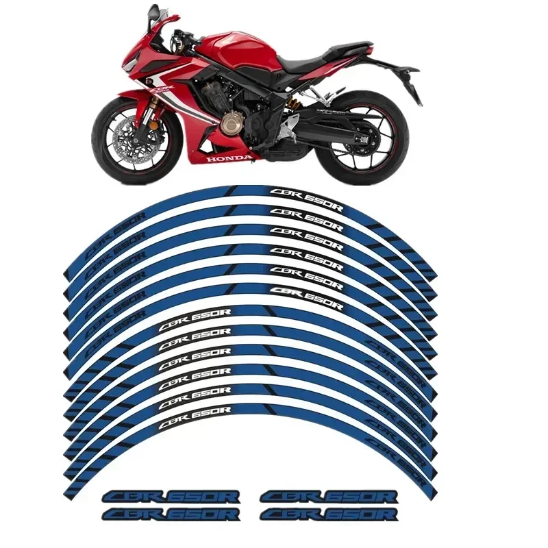 For Honda CBR650R CBR 650R Motorcycle Motor Parts Contour Wheel Decoration Decal Sticker - 2