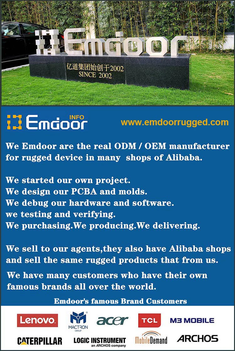 2025 venda quente emdoor melhor 10.1 Polegada android 128g industrial ip68 robusto tablet netbooks com impressão digital nfc 1d código de barras 2d