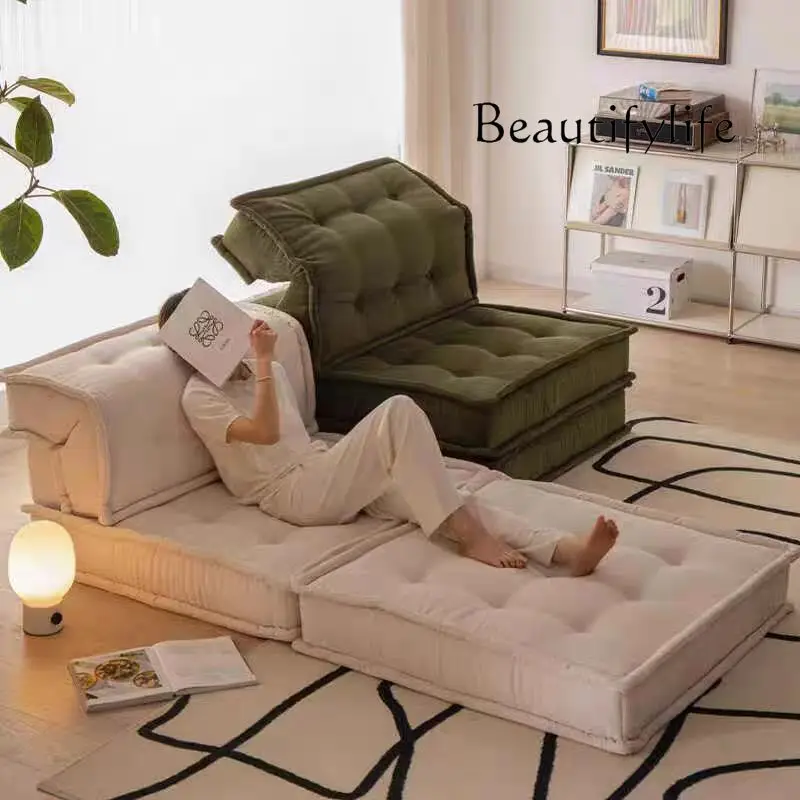 Suelo sala de estar sofás reclinables nórdico Modular 2025 seccionales Chaise sofás dormitorio perezoso Accent Divano Letto muebles hogar