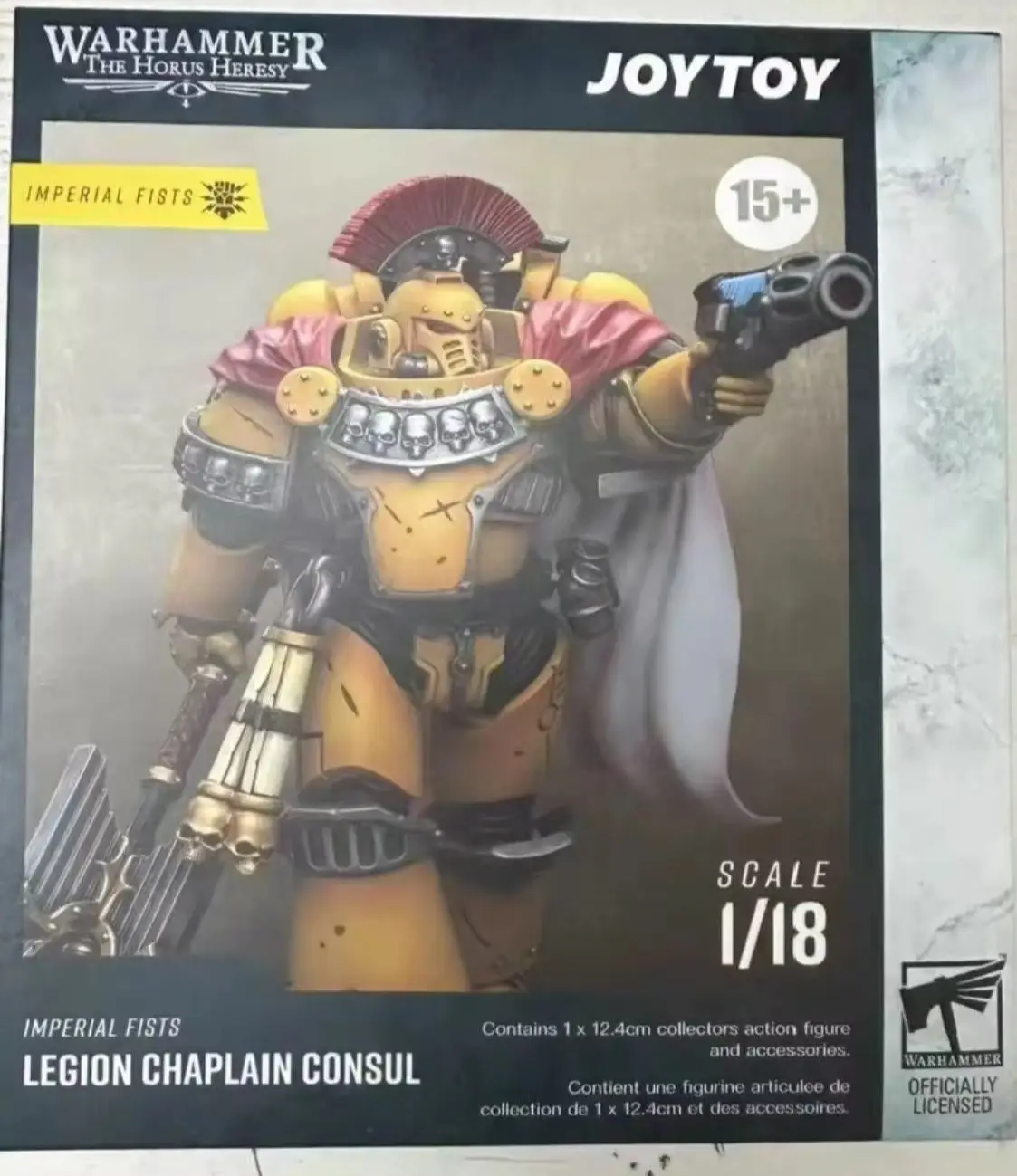 

【JOYTOY】Warhammer 40K Модель солдата Horus Heresy Imperial Fists Legion Chaplain Consul