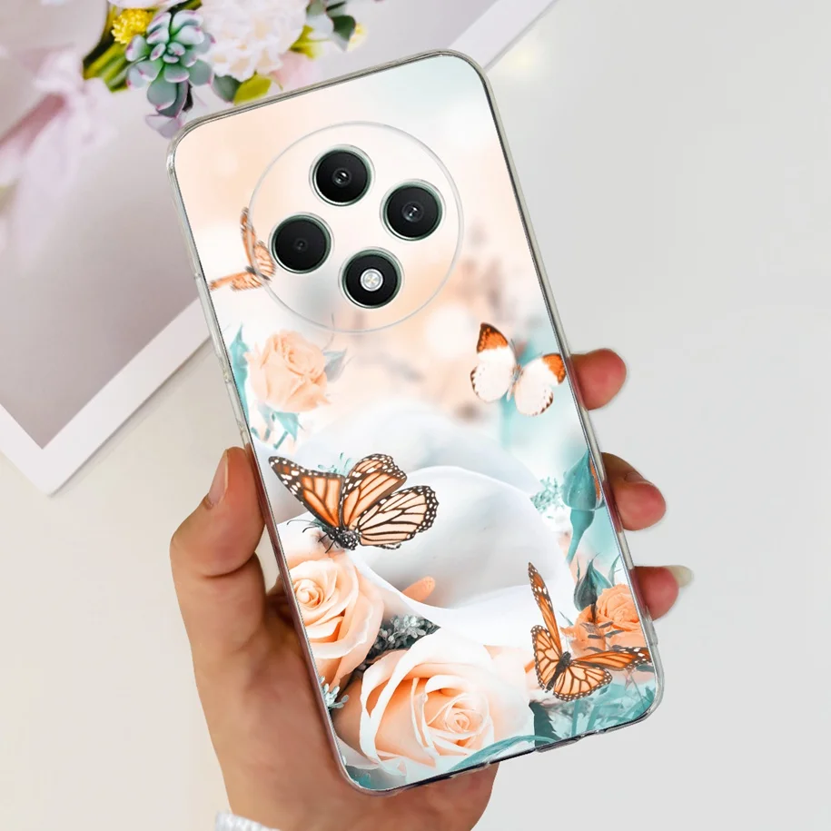 For Oppo Reno 12F 4G Case Reno12 F 5G 2024 Shockproof Cover Fashion Marble Soft Clear Silicone Phone Cases on OPPO Reno12F Coque