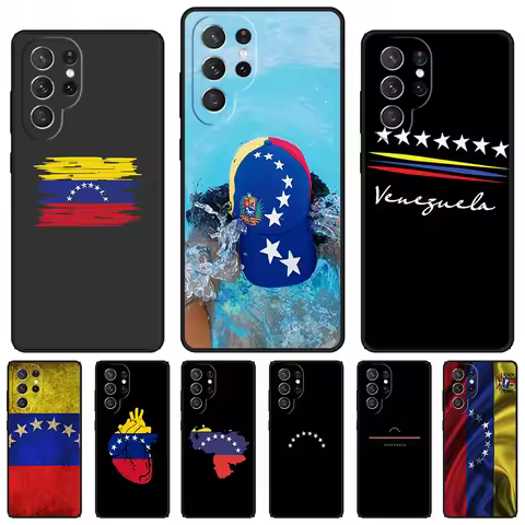 Flag of Venezuela phone case For Samsung Galaxy S24 S23 S22 Ultra Note 10 20 Plus S8 S9 S10 S20 S21 FE Cover
