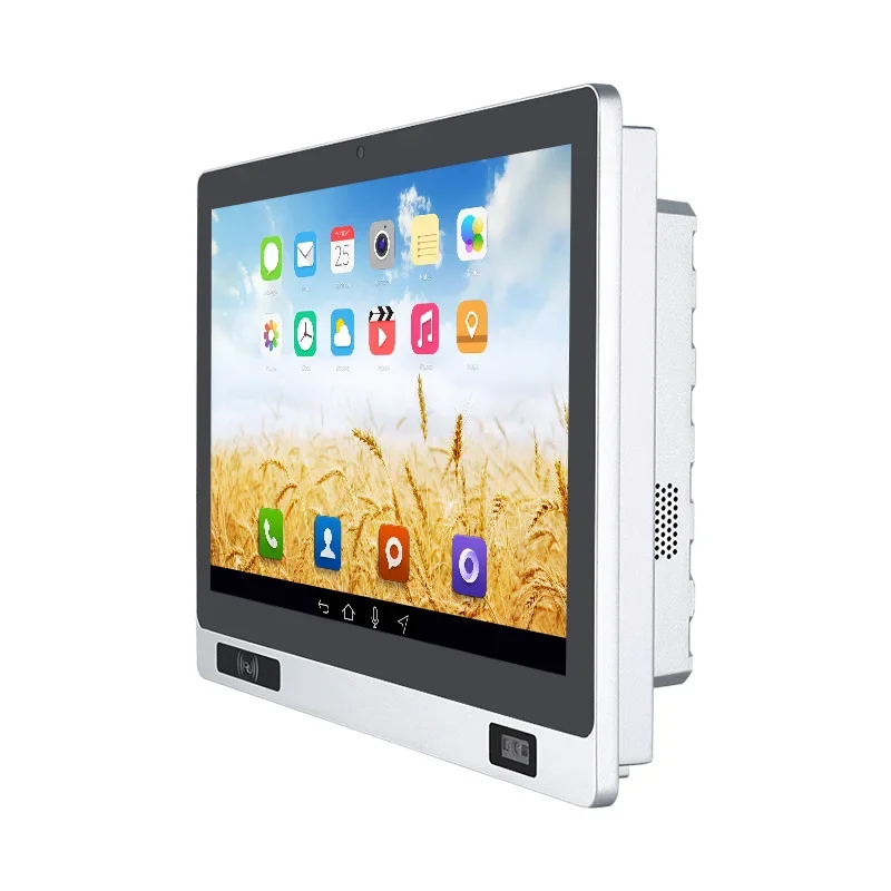 10.1 11.6 Inch Lcd Touch Screen Fanless Wall Mounted 21.5inch Industrial All in One Panel Pc with NFC/Camera for MES System