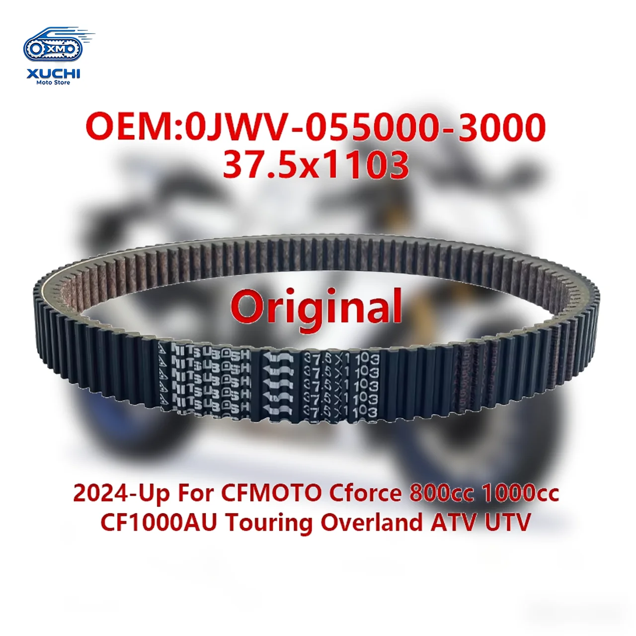 Original Misuboshi CVT Belt 2024-Up For CFMOTO Cforce 800cc 1000cc CF1000AU Touring Overland ATV UTV 0JWV-055000-3000 37.5x1103