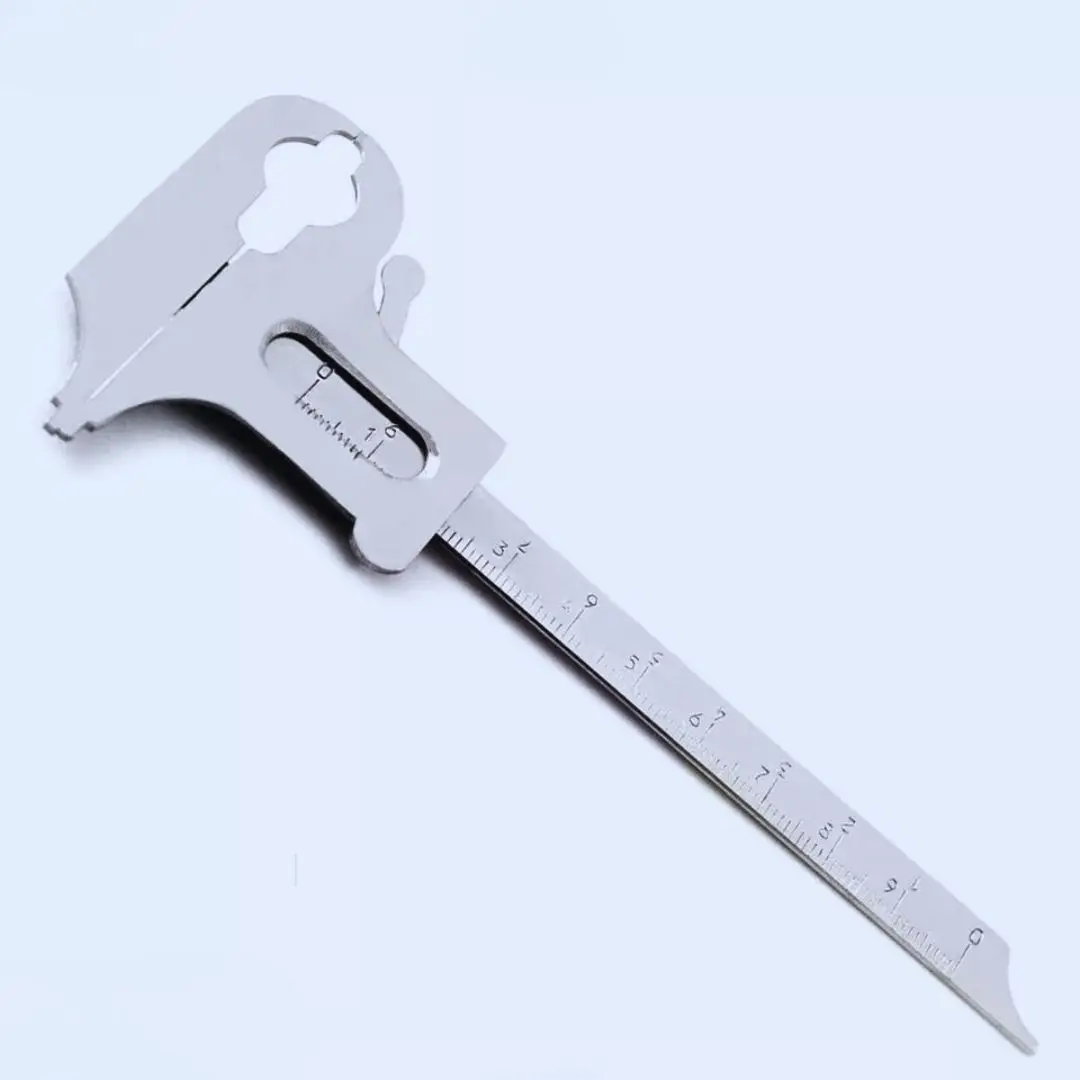Dental Boley Gauge Caliper Vernier Measuring Orthodontic Lab Instruments Dental Surgical Measurement Tool CE