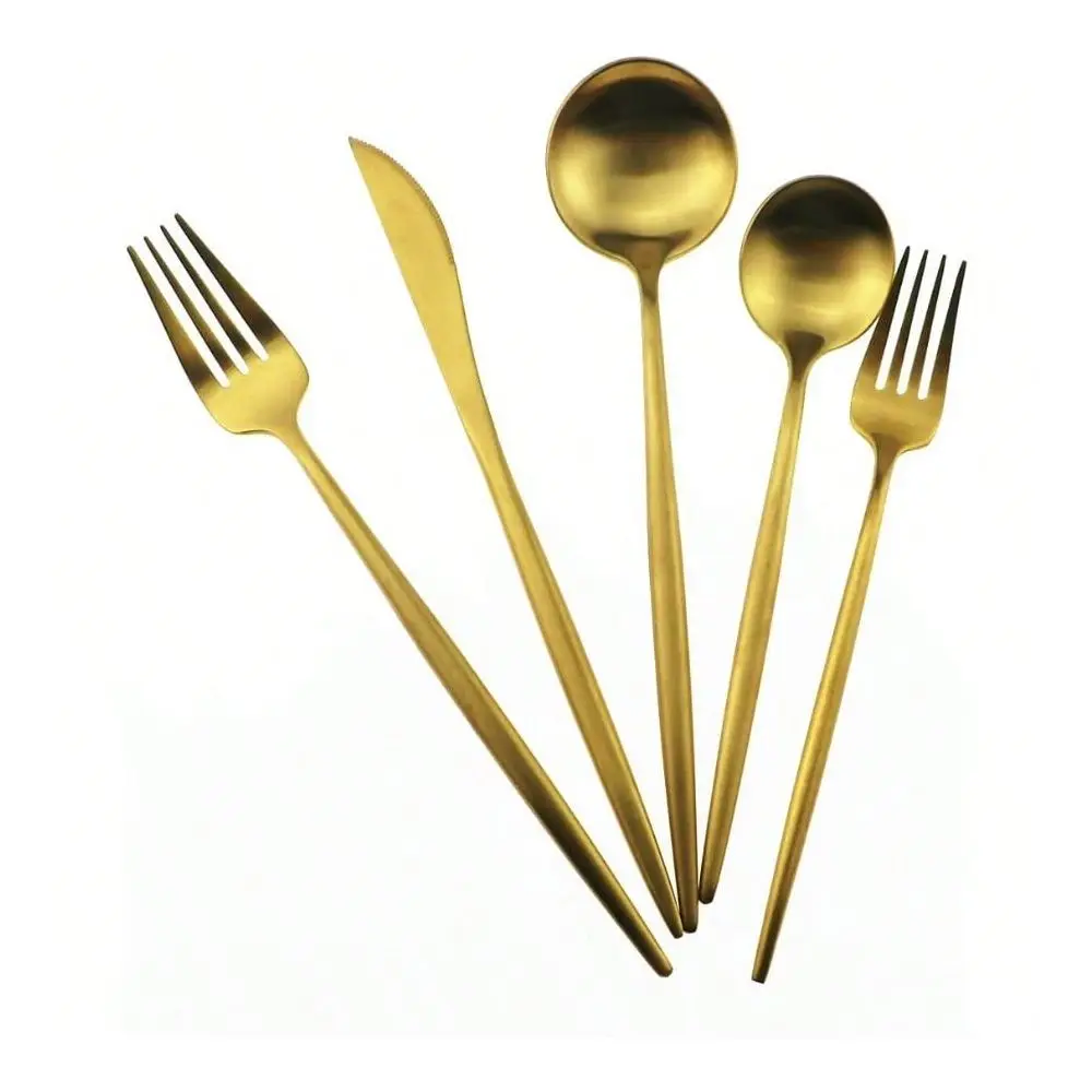 

Flatware Royal 20 Piece Luxury Matte Finish 18 10 Stainless Steel Tableware Sets For 4 Including Forks Spoons Knives Camping Si