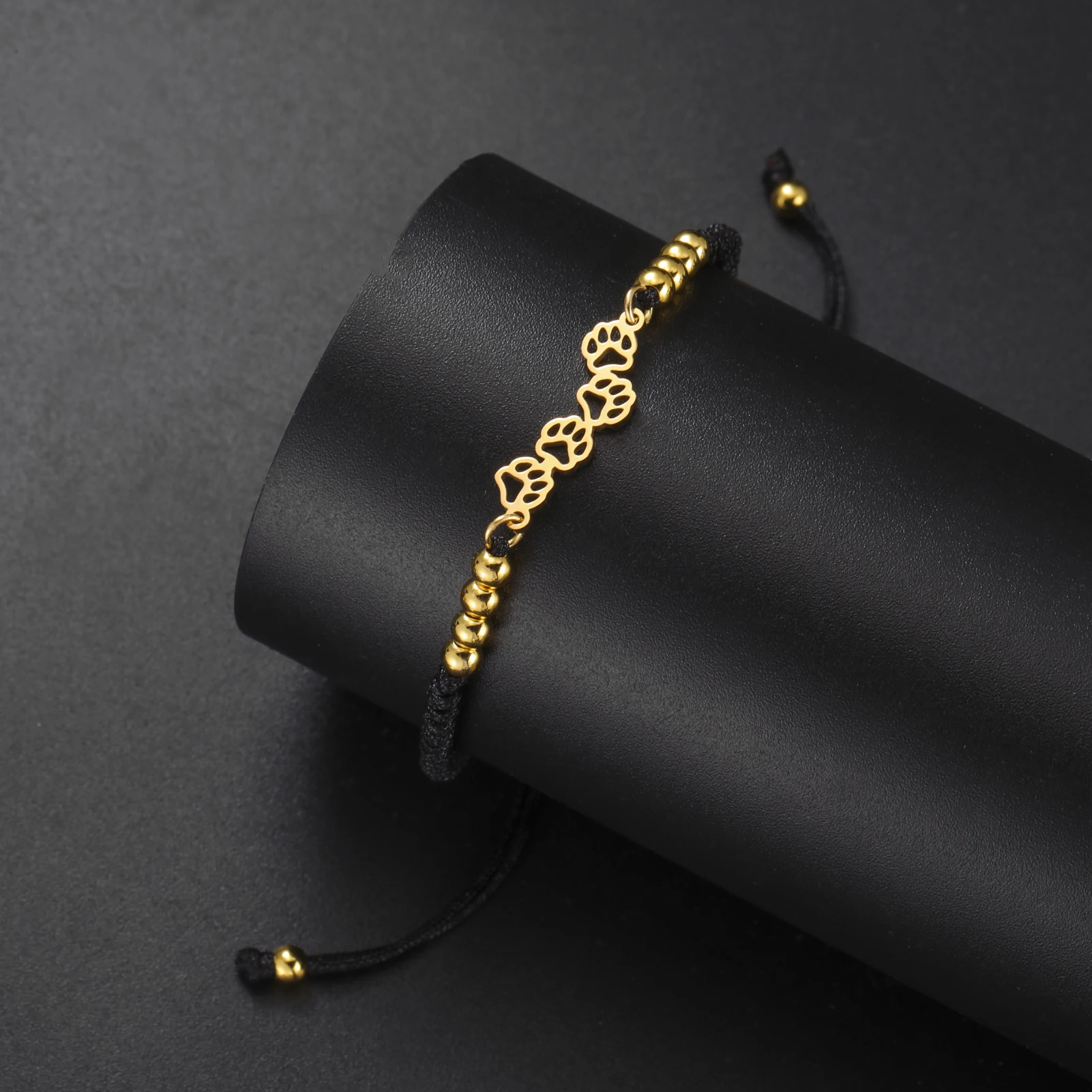 COOLTIME Niedliche Katzen-Armbänder für Damen, Edelstahl, hübsches Tier-Armband, Kpop-Mode, verstellbare Kette, Schmuck – Detail 11