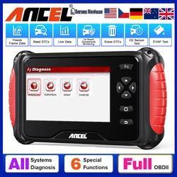 ANCEL FX8000 Car Diagnostic Tool Full System OBD2 Scanner ABS Bleeding Oil Reset EPB SAS Resets Scan Tools WIFI Lifetime Free