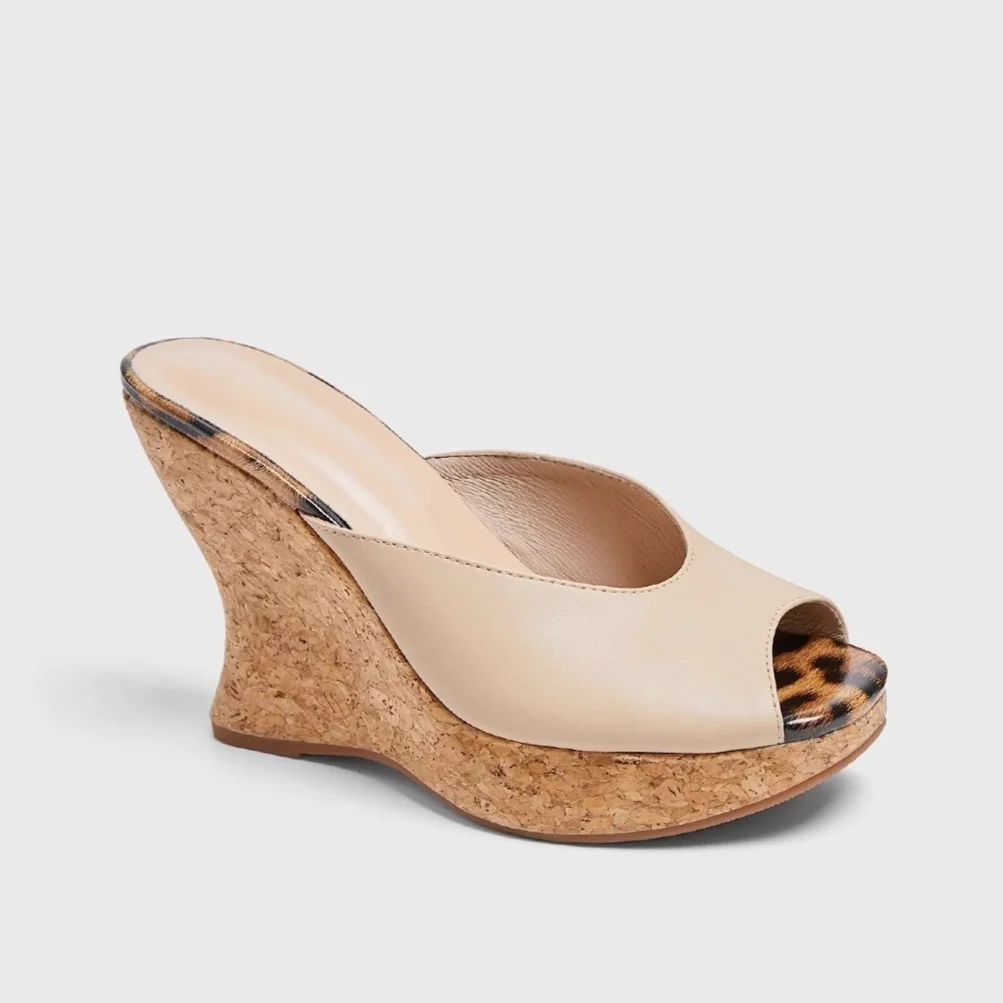 

Lace Peep Toe Platform Strange Style Slippers Sexy Toe Slip On Solid New Arrivals Fashion Women Modern Shoes