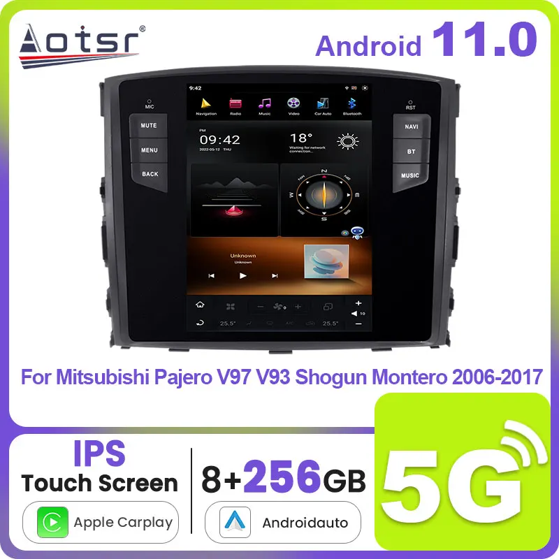 

Android 11.0 Car Radio For Mitsubishi Pajero V97 V93 Shogun Montero 2006-2017 Stereo Receiver Autoradio GPS Multimedia Player