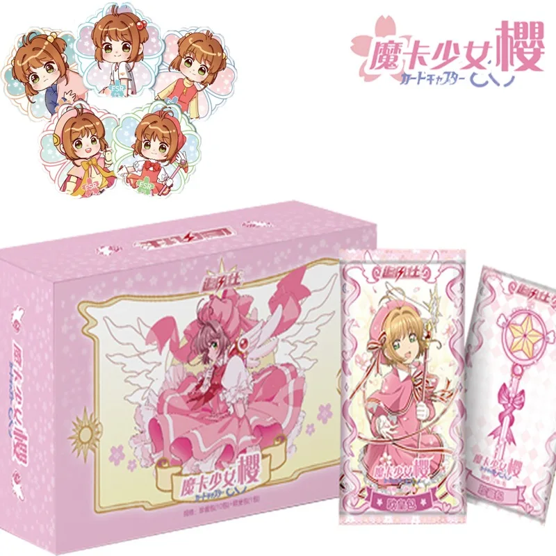 Anime Captor Sakura Cards Booster Box Anime Character Magic Collection Card Suit Cosplay Cardcaptor Sakura Hobbies Game Toy Gift