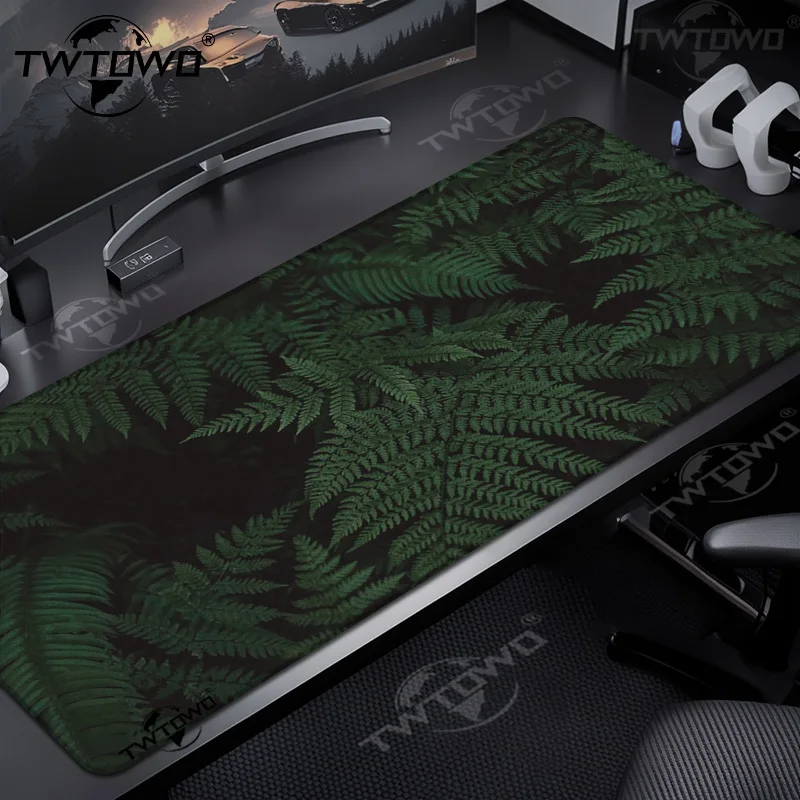 Mauspad Grün Tropical Gamer XL Custom HD Computer Mousepad XXL Schreibtischmatten Teppich Weiche rutschfeste PC Tischmatte Desktop-Mauspad