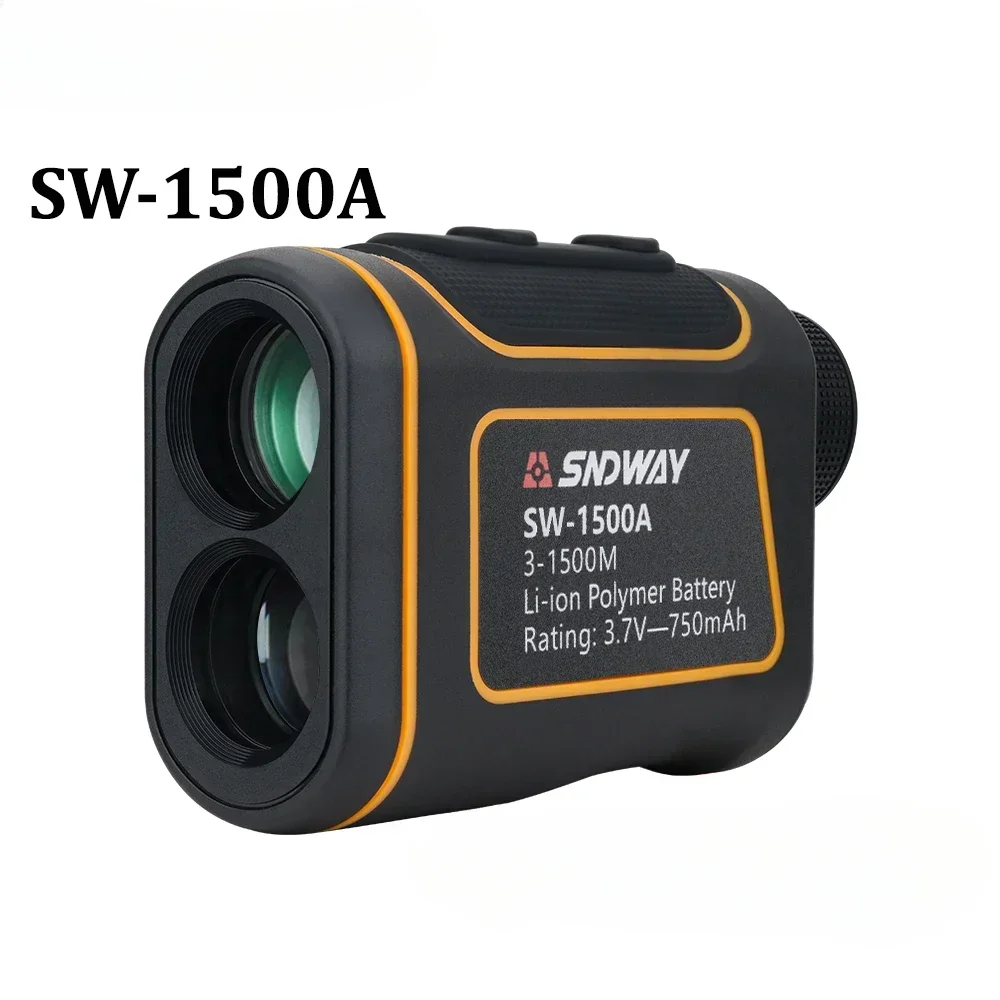 SNDWAY Telescope Laser Range Finder Digital Distance Meter Hunting Monocular Golf Rangefinder LCD Display Roulette Tape Measure