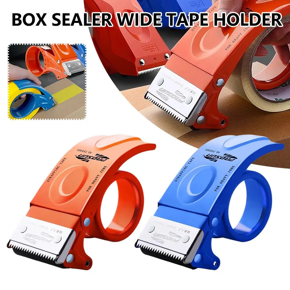 New Transport Packaging Tape Dispenser, Heavy Duty Metal Packaging Tape Gun, Handheld Tape Cutter