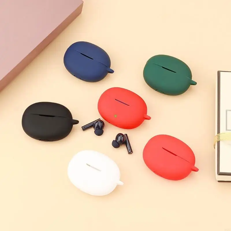 غطاء حماية لهاتف Realme Buds Air 6 Pro/Air 6 من السيليكون حقيبة للتخزين وأكمام شل
