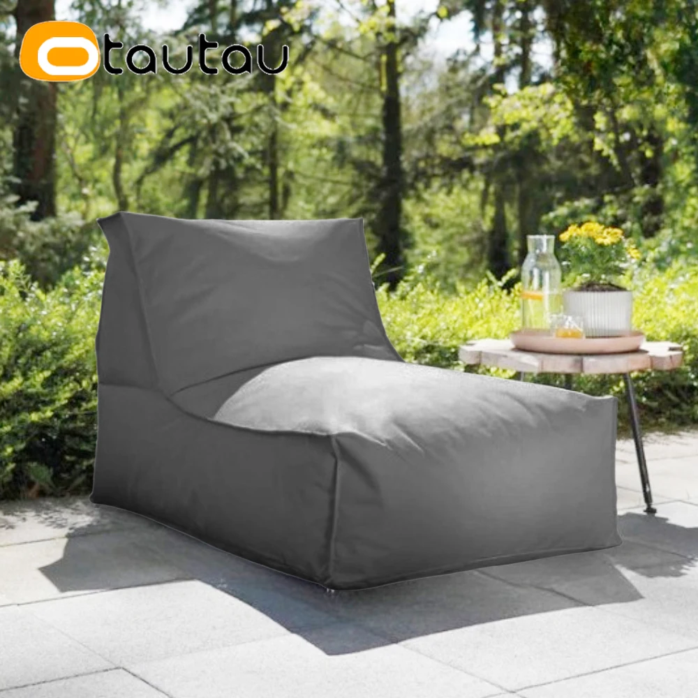 OTAUTAU Outdoor Oxford Zitzakhoes Zwemmen Zwembad Float Lounger Beach Club Poef SF505 【Geen vulmiddel! U moet het zelf opvullen!】